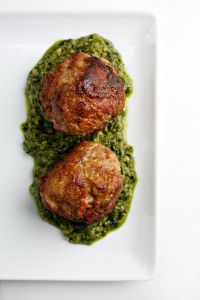 Veal Polpetti with Green Sauce