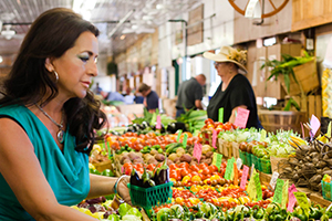 market tomatoes